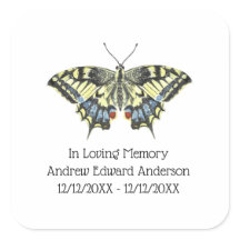 Memorial de Borboleta Personalizado Perda de Ente 