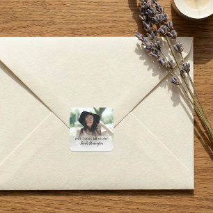 Adesivo Quadrado Memorial Moderno   Memorial Fotográfico