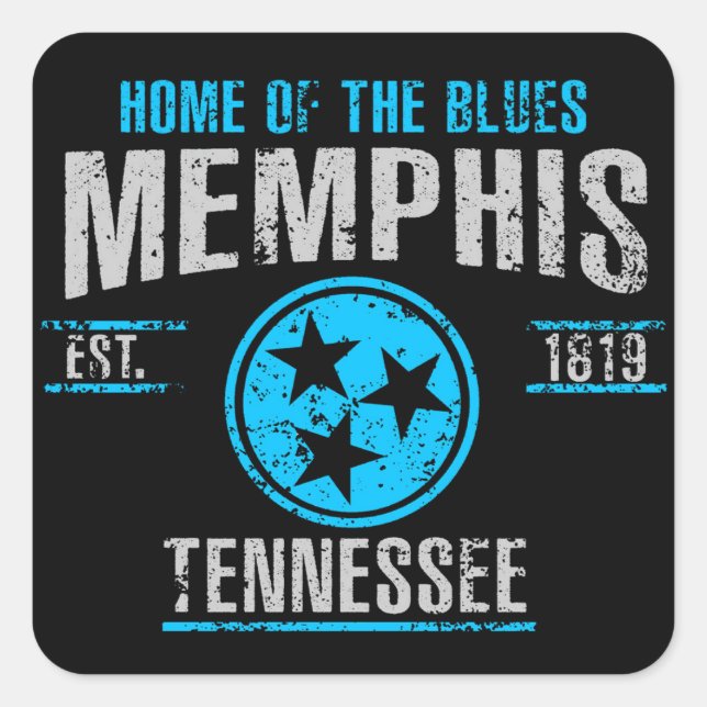 Adesivo Quadrado Memphis (Frente)