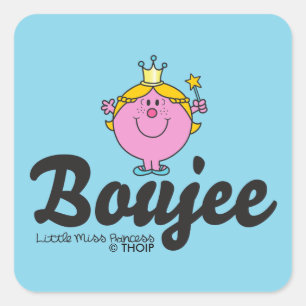 Adesivo Quadrado Menina Princesa Boujee