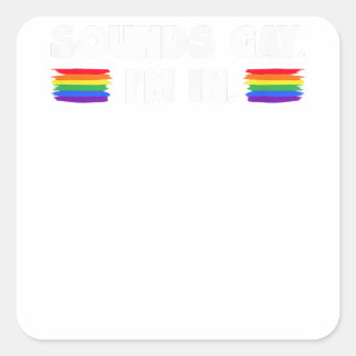 Adesivo Quadrado Mens Sons Gay