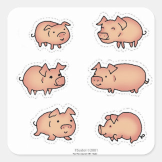 Adesivo Quadrado Merchandise FSudolArt