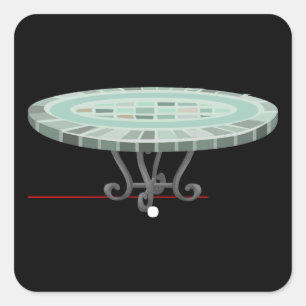 Adesivo Quadrado Mesa de mosaicos de mosaicos para mesas