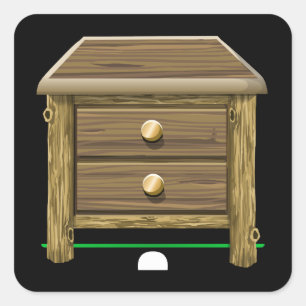 Adesivo Quadrado Mesa lateral da cabina de pilotagem com mobilidade