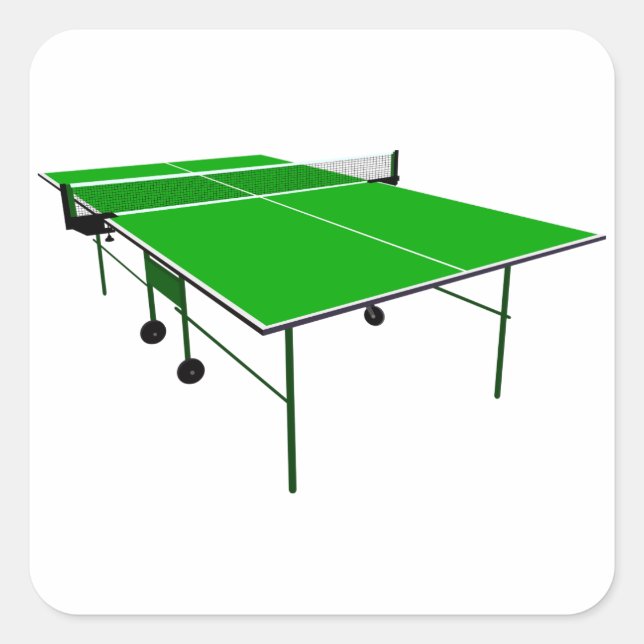 Adesivo Quadrado Mesa Ping Pong (Frente)