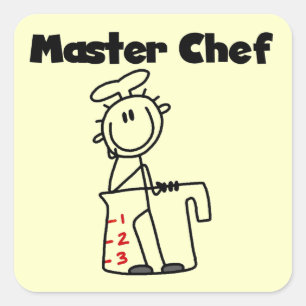 Adesivo Quadrado Mestre Chef