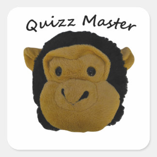 Adesivo Quadrado Mestre do Quiz