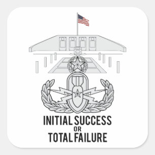 Adesivo Quadrado Mestre EOD e Memorial