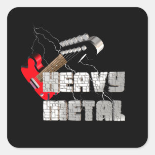 Adesivo Quadrado Metal pesado