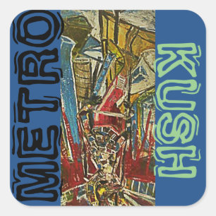 ADESIVO QUADRADO METRO KUSH