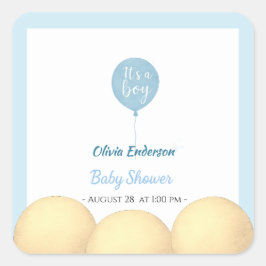 Adesivo Quadrado Meu Deus! O bebê do balão está vencido