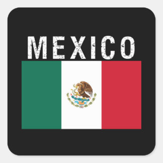 Adesivo Quadrado México, bandeira do México