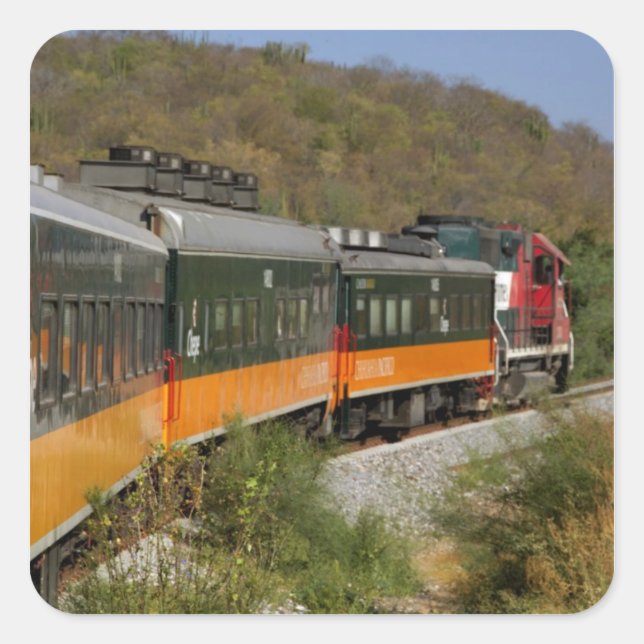 Adesivo Quadrado México, Chihuahua, Copper Canyon. Exibições de (Frente)