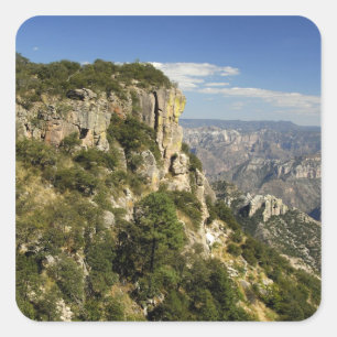 Adesivo Quadrado México, Estado de Chihuahua, Copper Canyon. ESTE