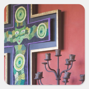 Adesivo Quadrado México, estado de Guanajuato, San Miguel. Casa de