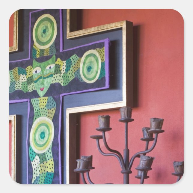 Adesivo Quadrado México, estado de Guanajuato, San Miguel. Casa de  (Frente)