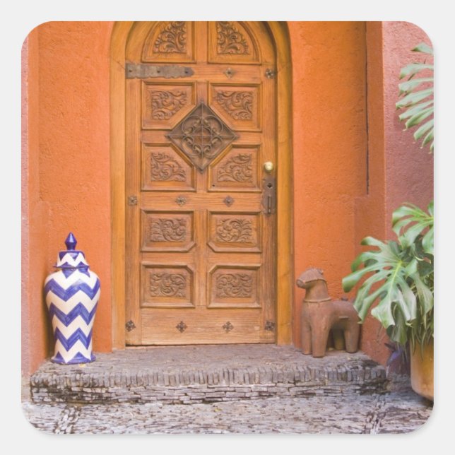 Adesivo Quadrado México, estado de Guanajuato, San Miguel. Casa de  (Frente)