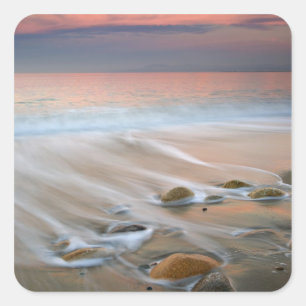 Adesivo Quadrado México, Puerto Vallarta.  A Baía das Banderas