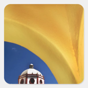 Adesivo Quadrado México, San Miguel de Allende. Igreja enquadrada