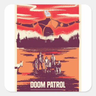 Adesivo Quadrado mf doom