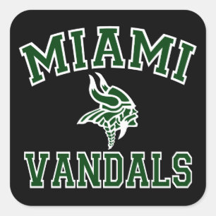 Adesivo Quadrado Miami Vandals