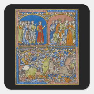 Adesivo Quadrado Michal's Dowry, Uma Luta Sangrenta