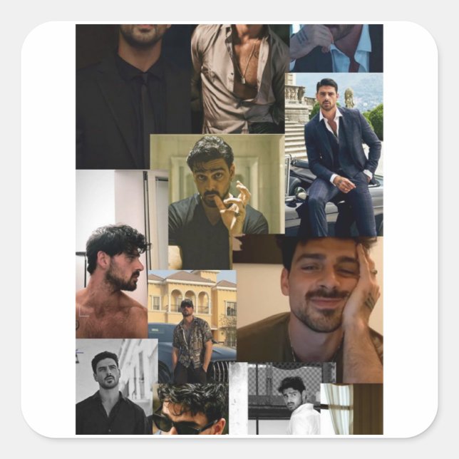 Adesivo Quadrado Michel morone (Frente)