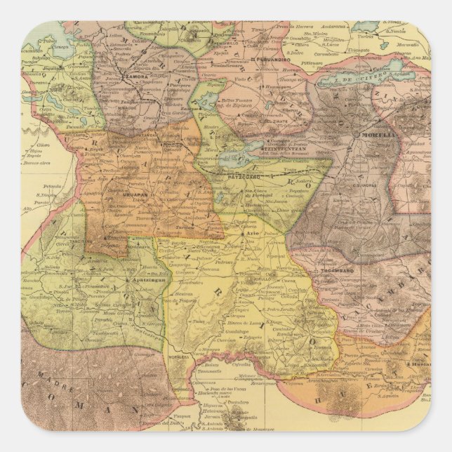 Adesivo Quadrado Michoacan (Frente)