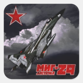 Adesivo Quadrado MiG-29