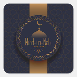 Adesivo Quadrado Milad Un Nabi Mubarak