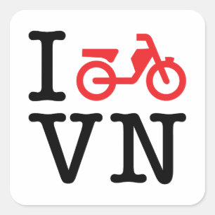 Adesivo Quadrado Mim velomotor Vietnam