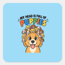 Minha Cabeça está Cheia de Cachorrinhos Doodle de