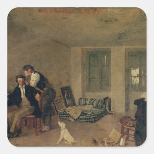Adesivo Quadrado Minha sala em 1825