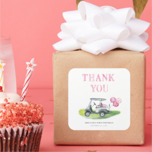 Adesivo Quadrado Mini Golf Gift