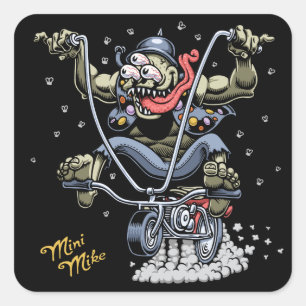 Adesivo Quadrado Mini Mike