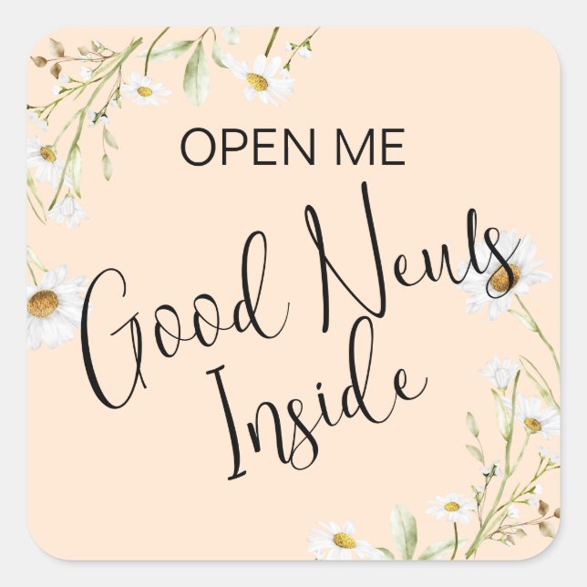 Adesivo Quadrado Ministro JW Fornece Carta Escrevendo Boas Notícias (Frente)