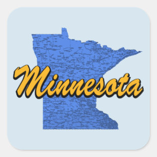 Adesivo Quadrado Minnesota