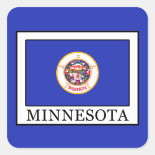 Adesivo Quadrado Minnesota