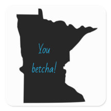 Minnesota Personalizável Betcha Stickers