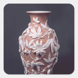 Adesivo Quadrado Minton Parian Ware vase, 1894