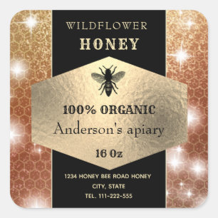 Adesivo Quadrado Minúscula, elegante e moderna, com o logótipo de o