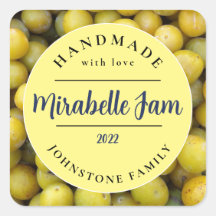 Mirabelle Jam Sticker Personalizável