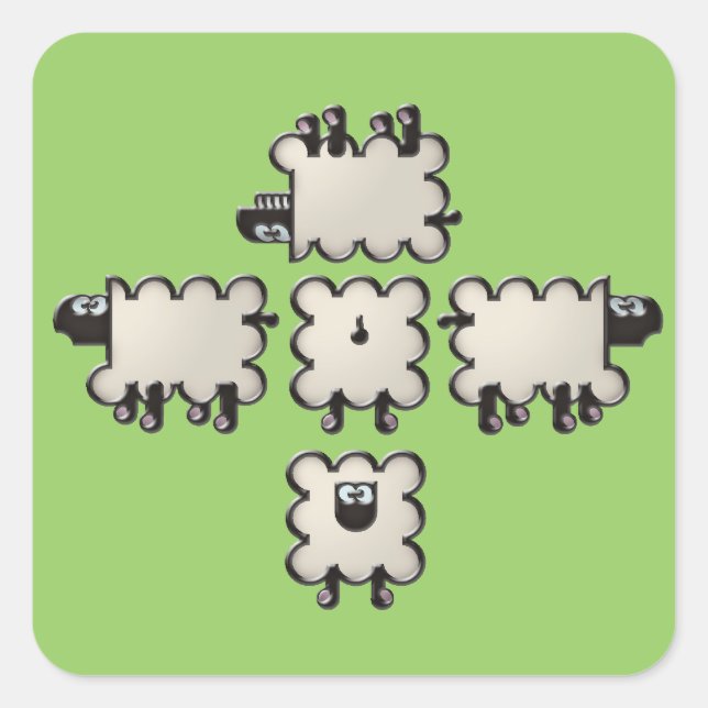 Adesivo Quadrado miséria (Frente)