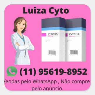 ADESIVO QUADRADO MISOPROSTOL VENDA DE CYTOTEC 11 95619-8952