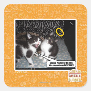 Adesivo Quadrado Miss Innocent