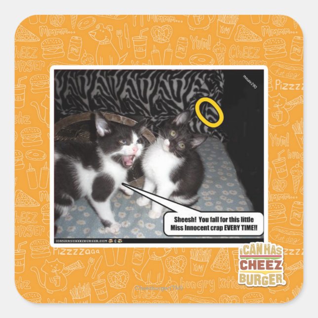 Adesivo Quadrado Miss Innocent (Frente)