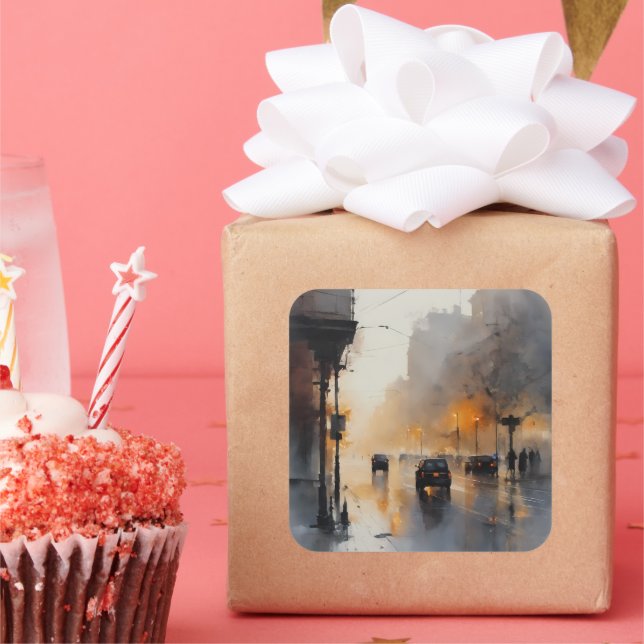 Adesivo Quadrado Misty Urban Noing (Festa)