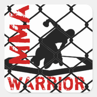 Adesivo Quadrado MMA WARRIOR Sticker