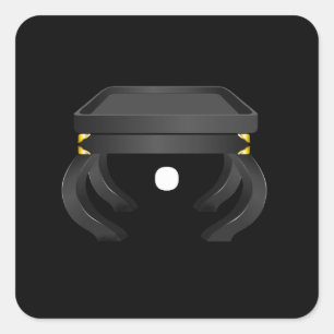 Adesivo Quadrado Mobiliário brilhante mesa de chá de japonês