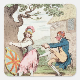 Adesivo Quadrado Moda antes da facilidade ou de uma boa Constituiçã